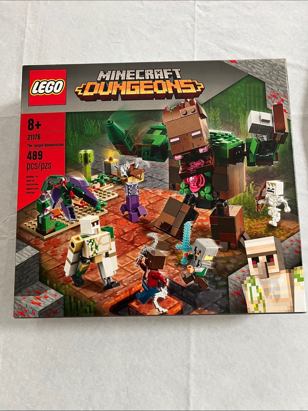 LEGO | Minecraft Dungeons Jungle Abomination Set Green & Brown New Unopened Box